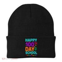 Happy 100th Day Of School For Teacher Or Child Beanie thumb 0