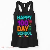 Happy 100th Day Of School For Teacher Or Child Women's Tank Top thumb 0