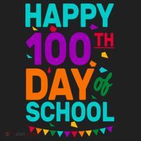 Happy 100th Day Of School For Teacher Or Child Golf Towel thumb 3