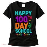 Happy 100th Day Of School For Teacher Or Child Women's T-Shirt thumb 0