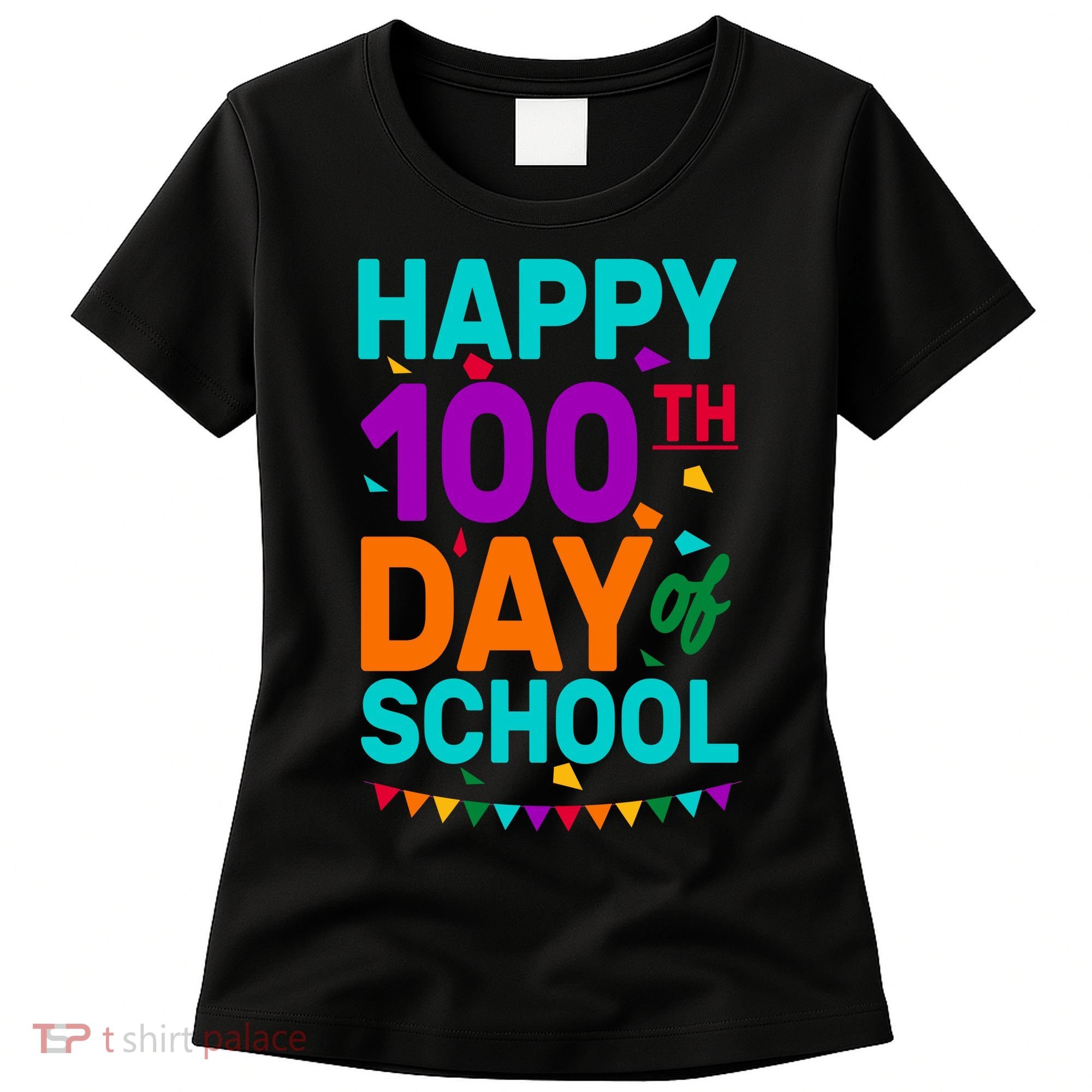 Happy 100th Day Of School For Teacher Or Child Women's T-Shirt