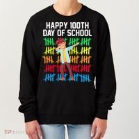 Happy 100th Day Of School Tally Marks Women's Sweatshirt thumb 0