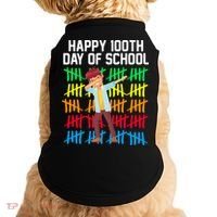 Happy 100th Day Of School Tally Marks Doggie Tank thumb 0