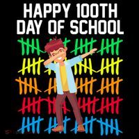 Happy 100th Day Of School Tally Marks Sweatshirt thumb 3