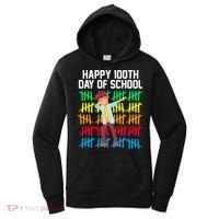 Happy 100th Day Of School Tally Marks Women's Hoodie thumb 0