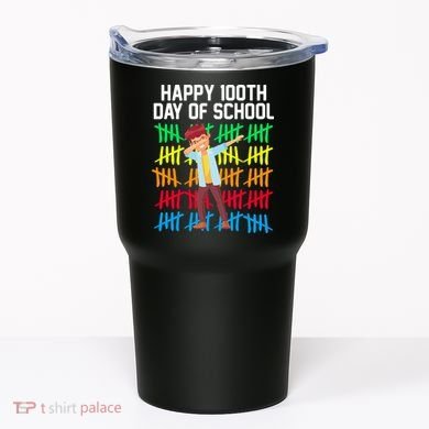 Happy 100th Day Of School Tally Marks Tumbler