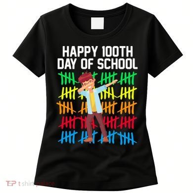 Happy 100th Day Of School Tally Marks Women's T-Shirt