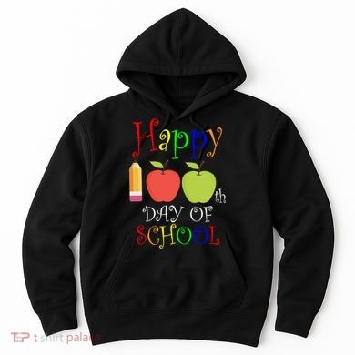 Happy 100th Day Of School Teachers Apple Hoodie
