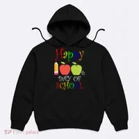 Happy 100th Day Of School Teachers Apple Hoodie thumb 0