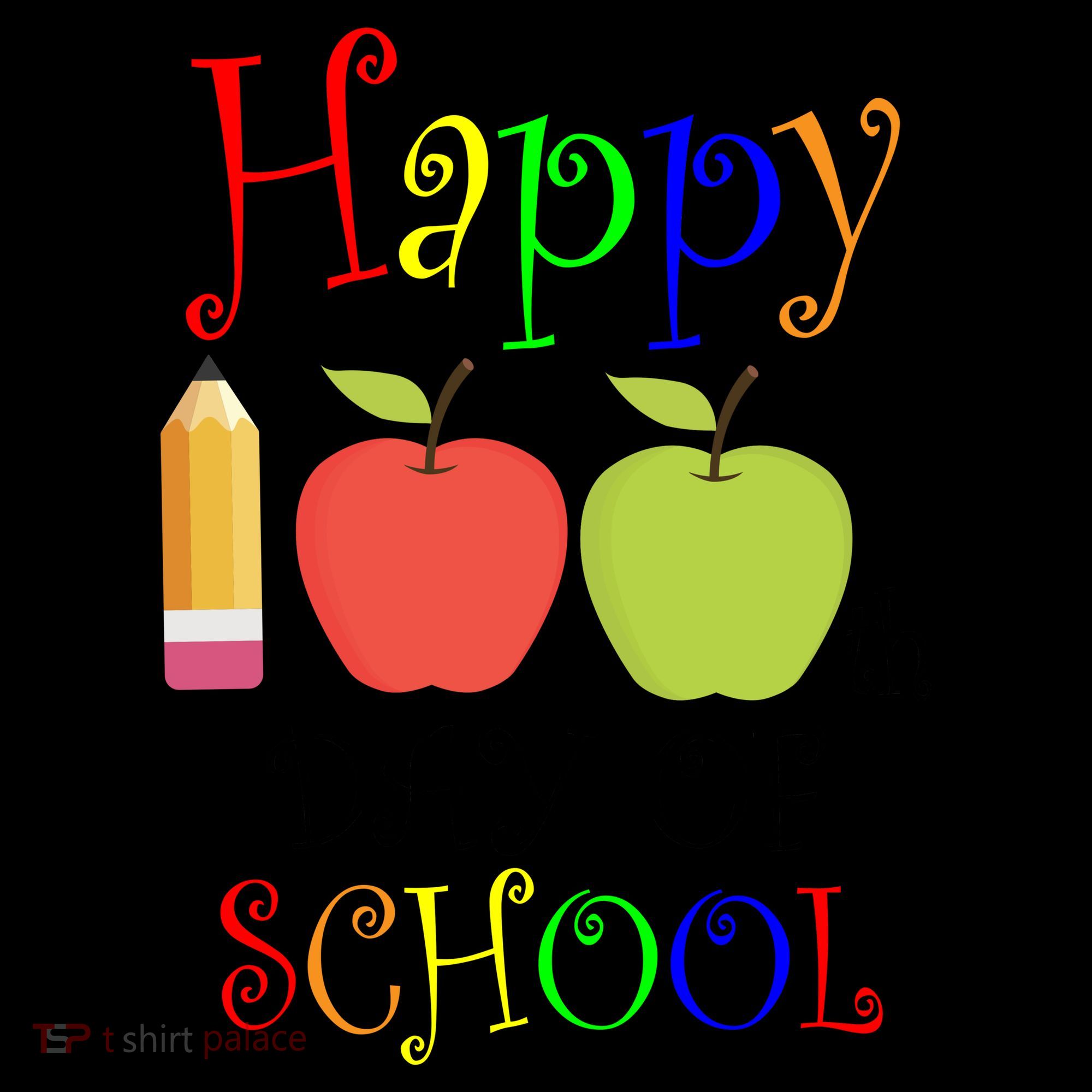 Happy 100th Day Of School Teachers Apple Coffee Mug