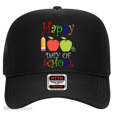Happy 100th Day Of School Teachers Apple Hat