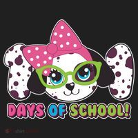 Happy 101 Days Of School Dalmatian Dog Women's Sweatshirt thumb 2