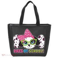 Happy 101 Days Of School Dalmatian Dog Tote Bag thumb 0
