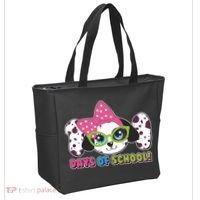 Happy 101 Days Of School Dalmatian Dog Tote Bag thumb 2