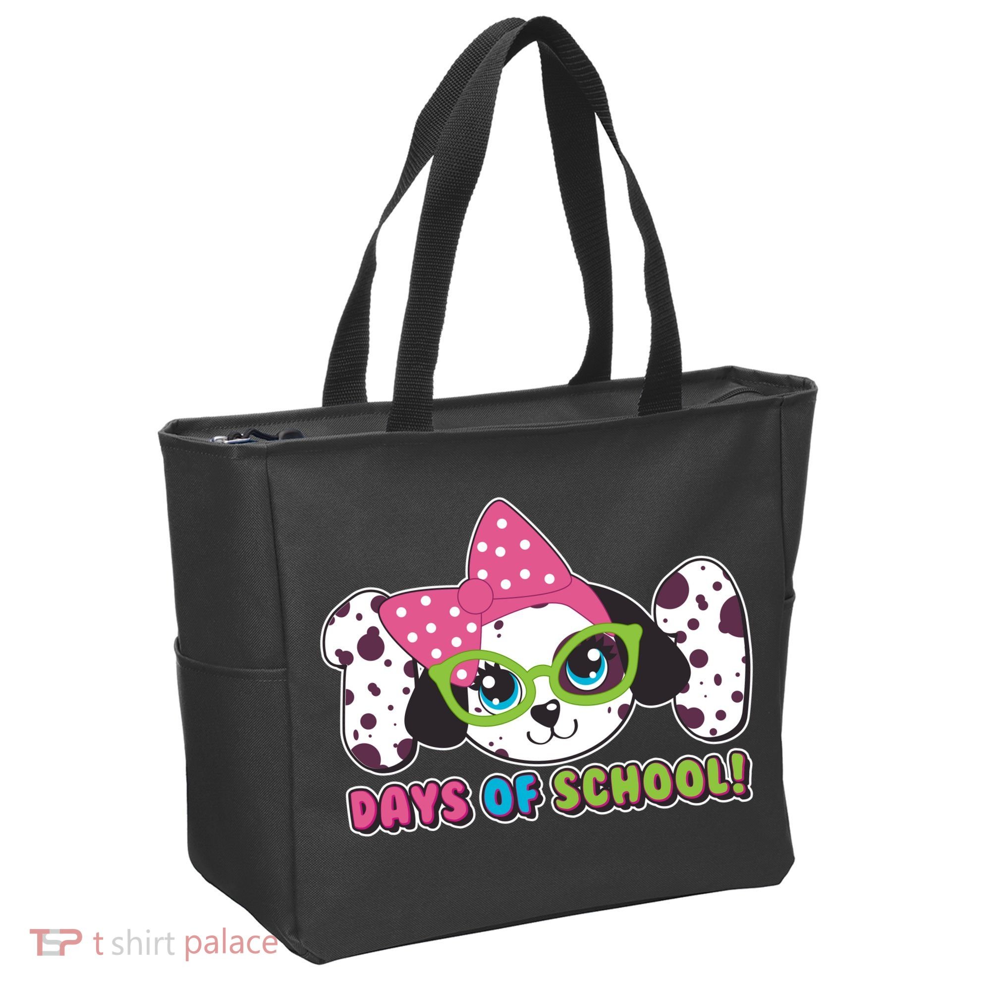Happy 101 Days Of School Dalmatian Dog Tote Bag