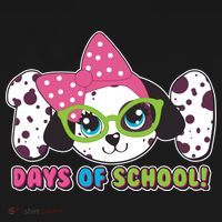 Happy 101 Days Of School Dalmatian Dog Tote Bag thumb 4