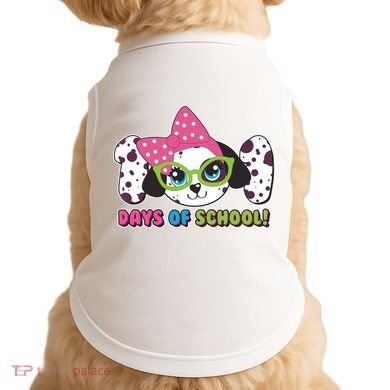 Happy 101 Days Of School Dalmatian Dog Doggie Tank