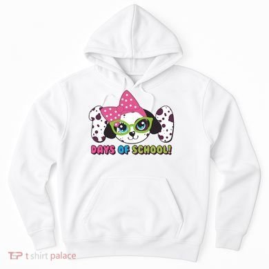 Happy 101 Days Of School Dalmatian Dog Hoodie