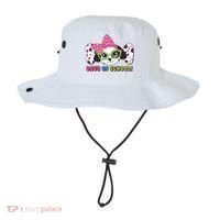 Happy 101 Days Of School Dalmatian Dog Bucket Hat thumb 0