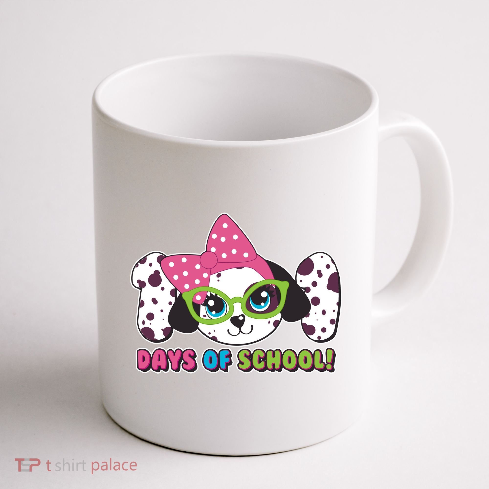 Happy 101 Days Of School Dalmatian Dog Coffee Mug