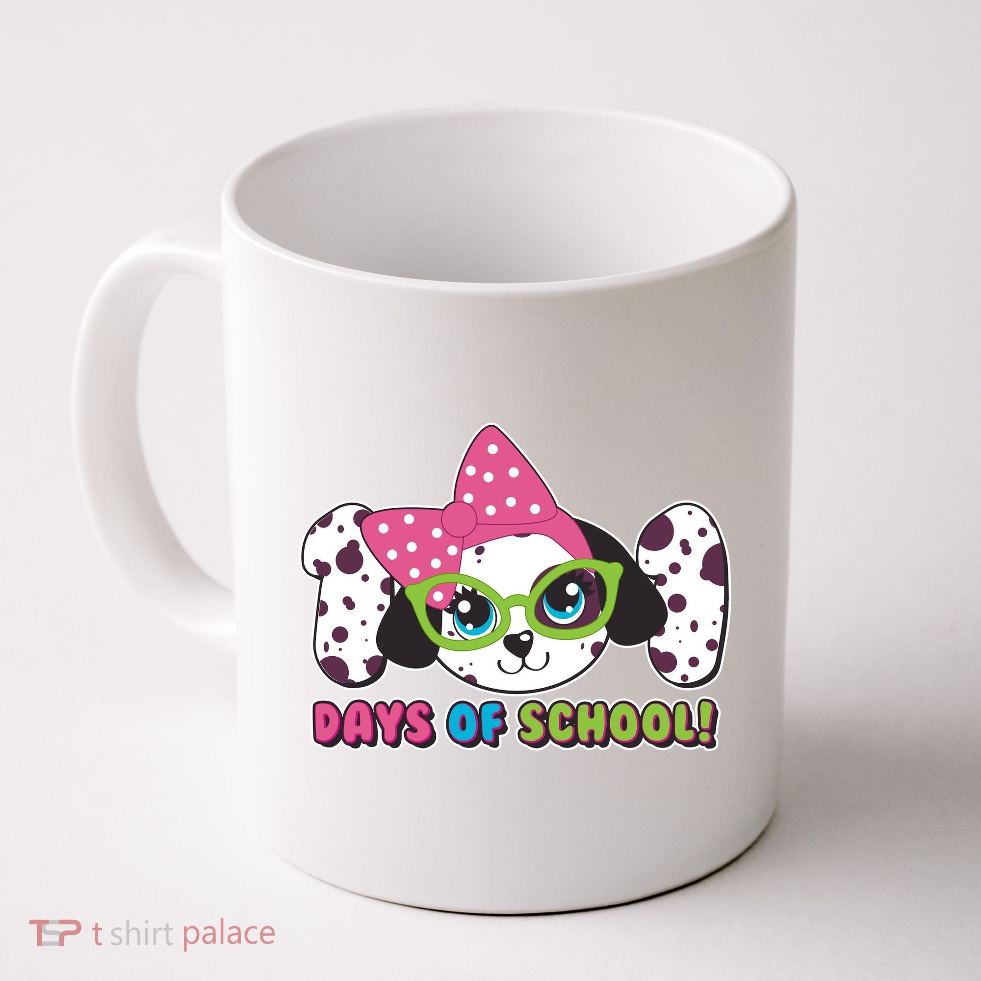 Happy 101 Days Of School Dalmatian Dog Coffee Mug