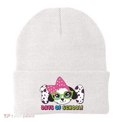 Happy 101 Days Of School Dalmatian Dog Beanie