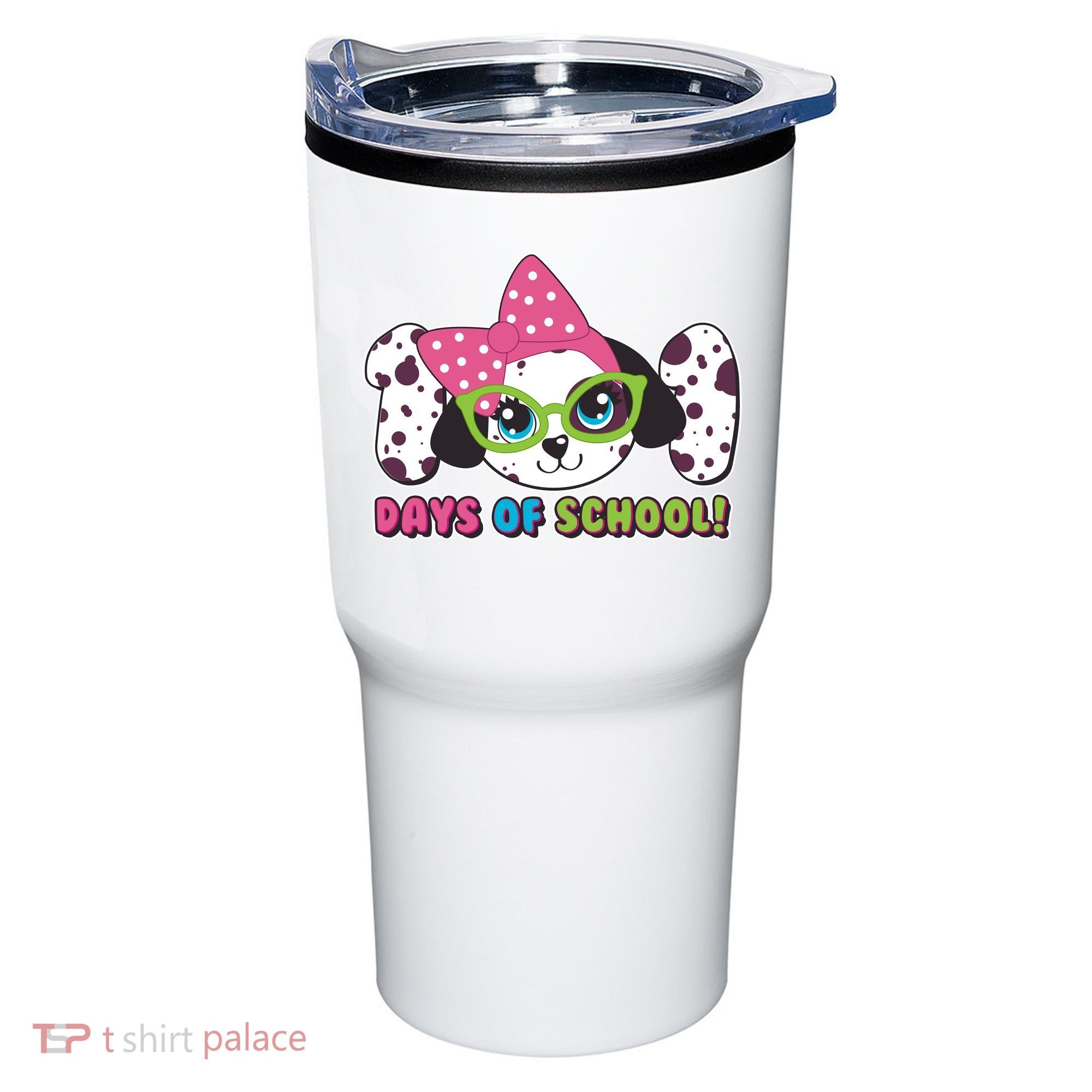 Happy 101 Days Of School Dalmatian Dog Tumbler