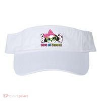 Happy 101 Days Of School Dalmatian Dog Visor thumb 0