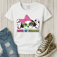Happy 101 Days Of School Dalmatian Dog Women's T-Shirt thumb 3
