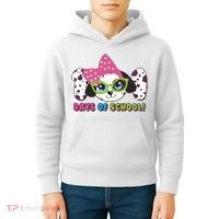Happy 101 Days Of School Dalmatian Dog Kids Hoodie thumb 4