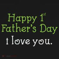 Happy 1st Father's Day I Love You Women's Hoodie thumb 2