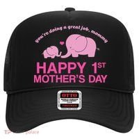 Happy 1st Mothers Day Cute Elephant Hat thumb 0