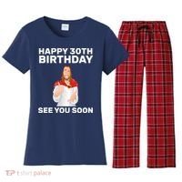 Happy 30th Birthday See You Soon Women's Flannel Pajama Set thumb 0