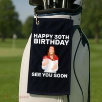 Happy 30th Birthday See You Soon Golf Towel thumb 2