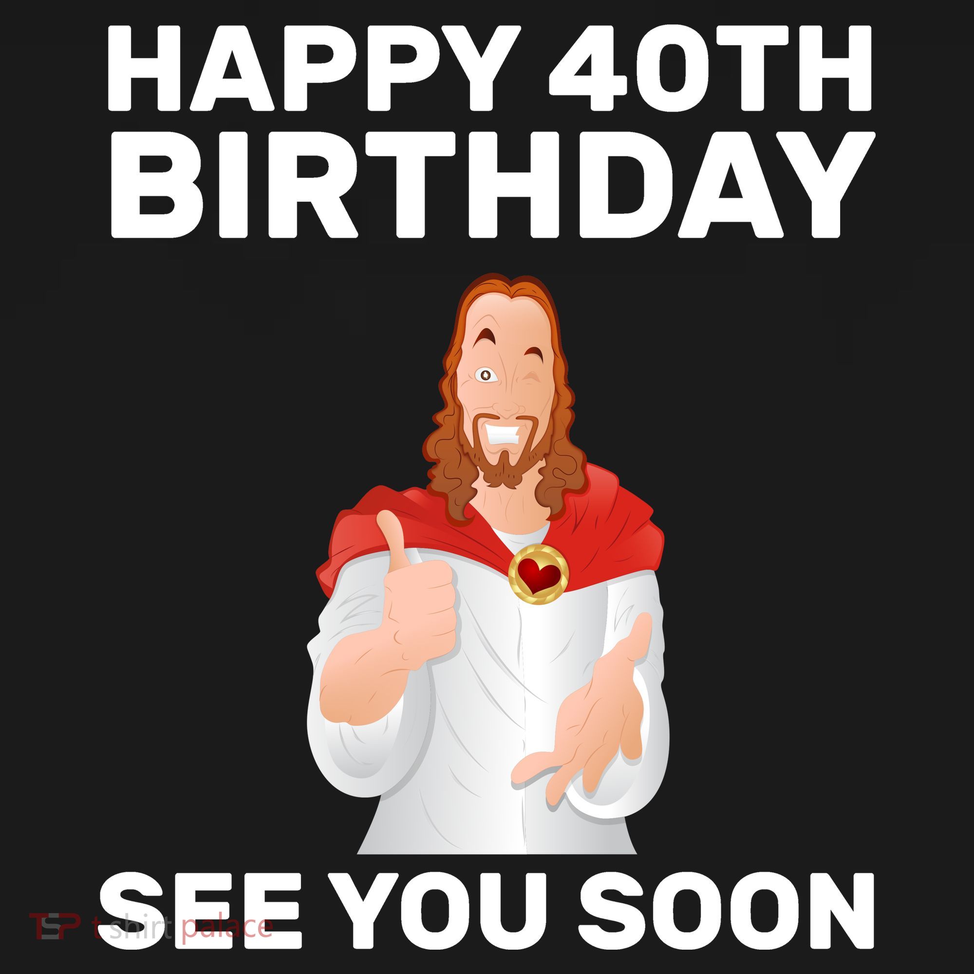 Happy 40th Birthday See You Soon USA-Made Doggie Bandana