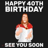 Happy 40th Birthday See You Soon Ornament thumb 1