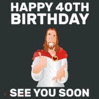 Happy 40th Birthday See You Soon Coaster thumb 2