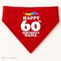 Happy 60th Birthday NANA USA-Made Doggie Bandana thumb 0