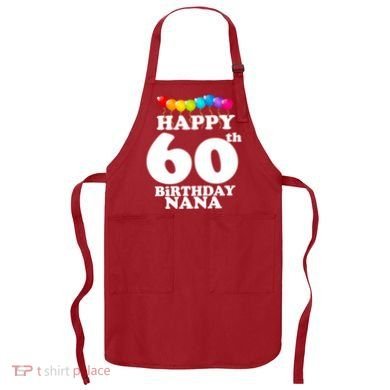 Happy 60th Birthday NANA Apron