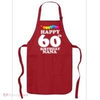 Happy 60th Birthday NANA Apron thumb 0