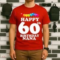 Happy 60th Birthday NANA T-Shirt thumb 6