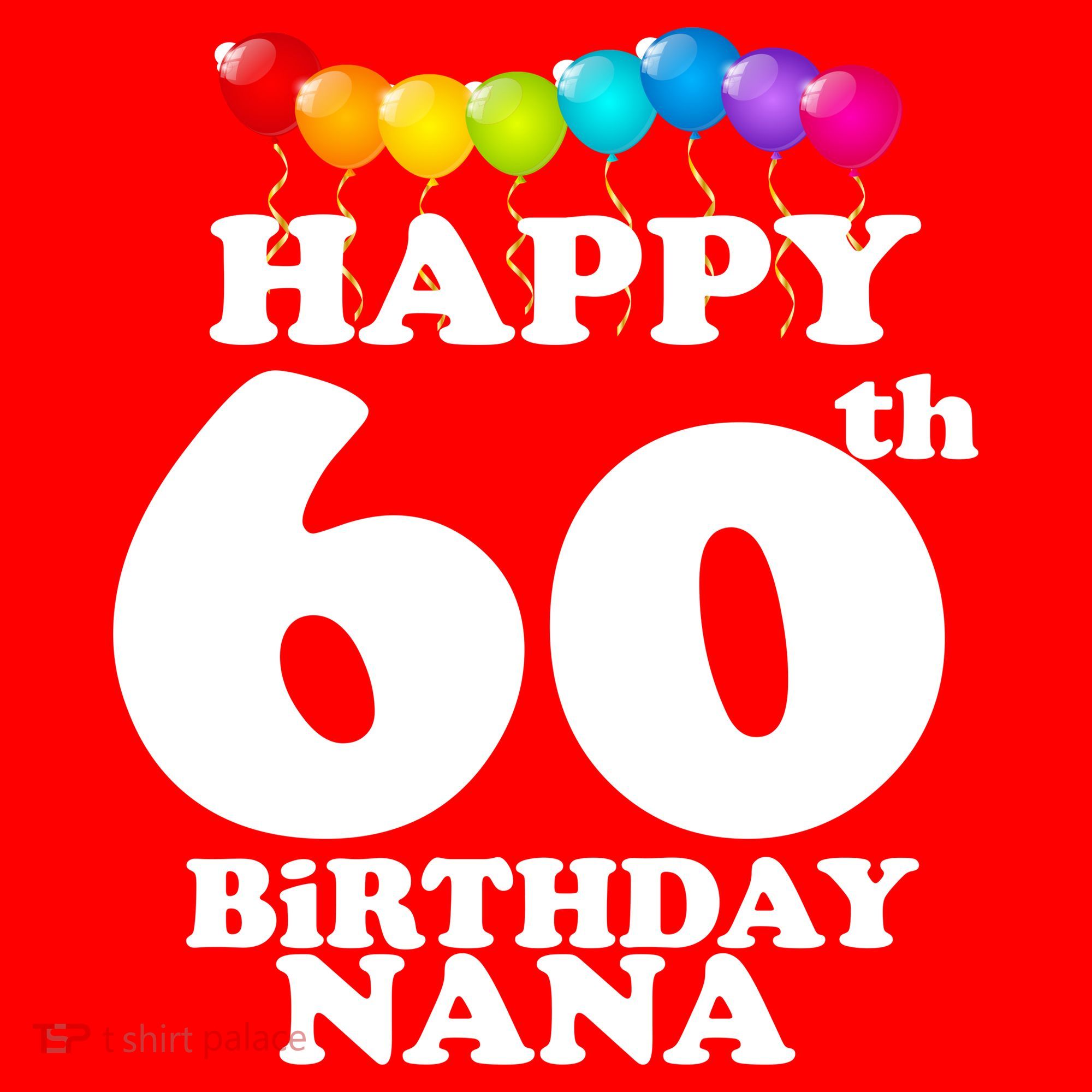Happy 60th Birthday NANA Coaster