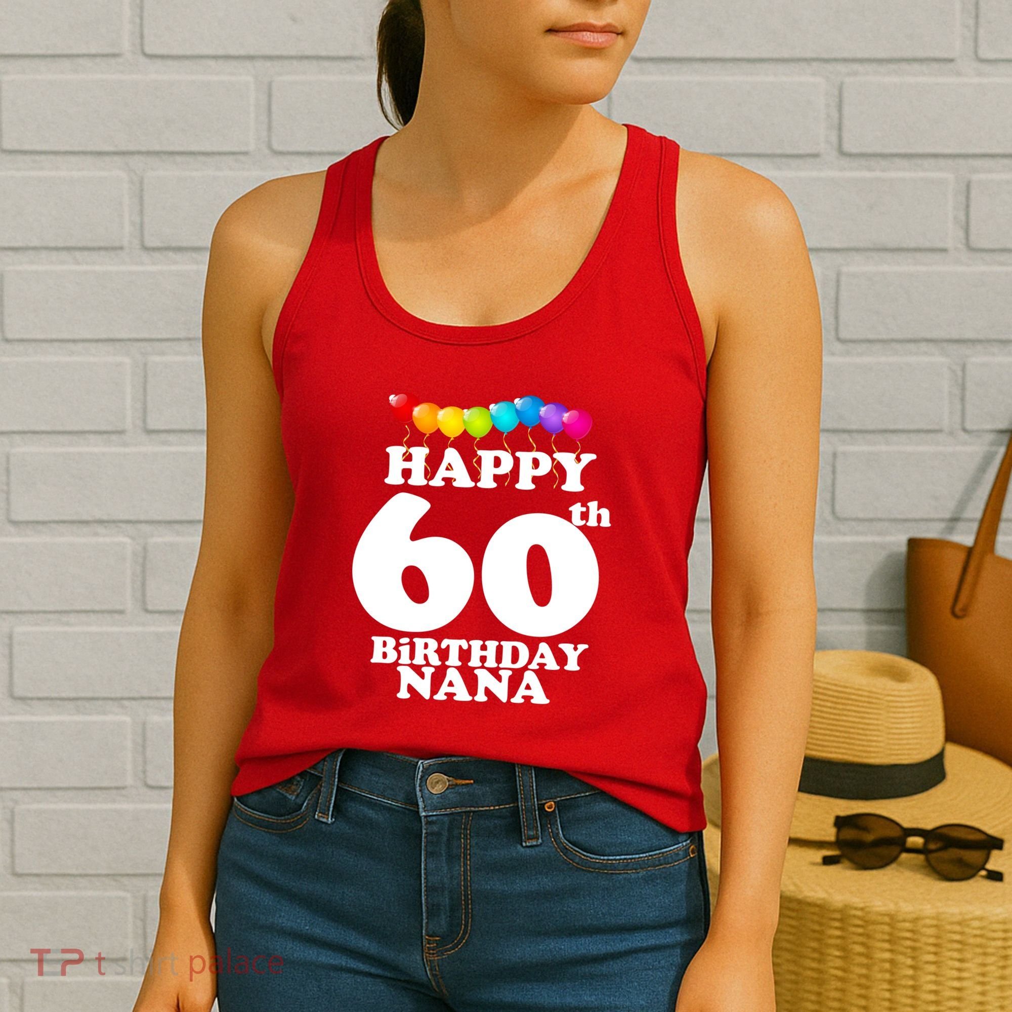 Happy 60th Birthday NANA Women's Tank Top