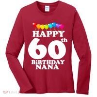 Happy 60th Birthday NANA Women's Long Sleeve Shirt thumb 0