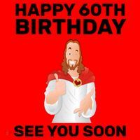 Happy 60th Birthday See You Soon Santa Hat thumb 1
