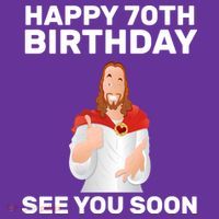 Happy 70th Birthday See You Soon Mousepad thumb 1