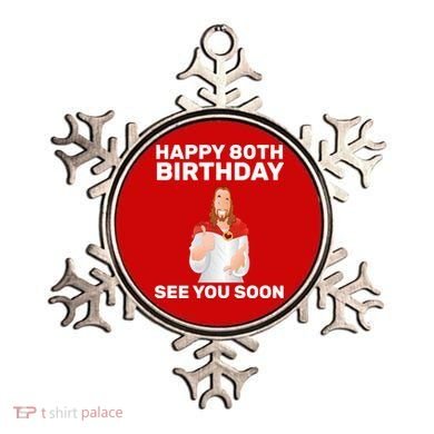 Happy 80th Birthday See You Soon Ornament
