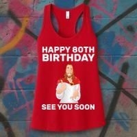 Happy 80th Birthday See You Soon Women's Tank Top thumb 3