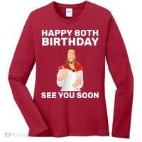 Happy 80th Birthday See You Soon Women's Long Sleeve Shirt thumb 0