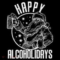 Happy Alcoholidays Christmas Santa Bucket Hat thumb 4